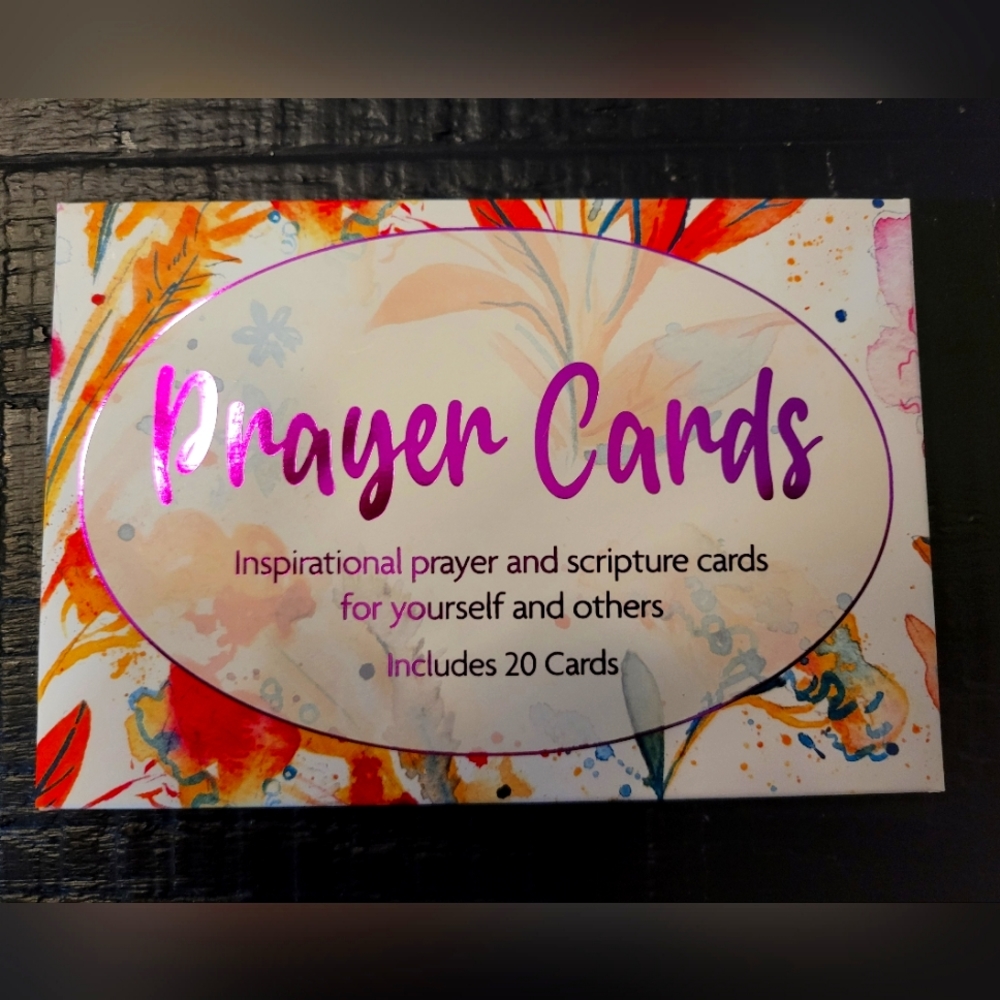 1 Box of Prayer Cards, includes 20 cards, inspirational prayers